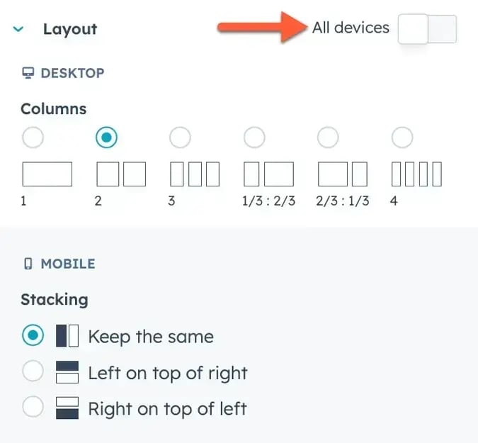 configure-column-and-stacking-for-email-clients