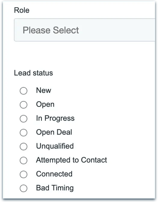 dropdown-vs-radio-select-form